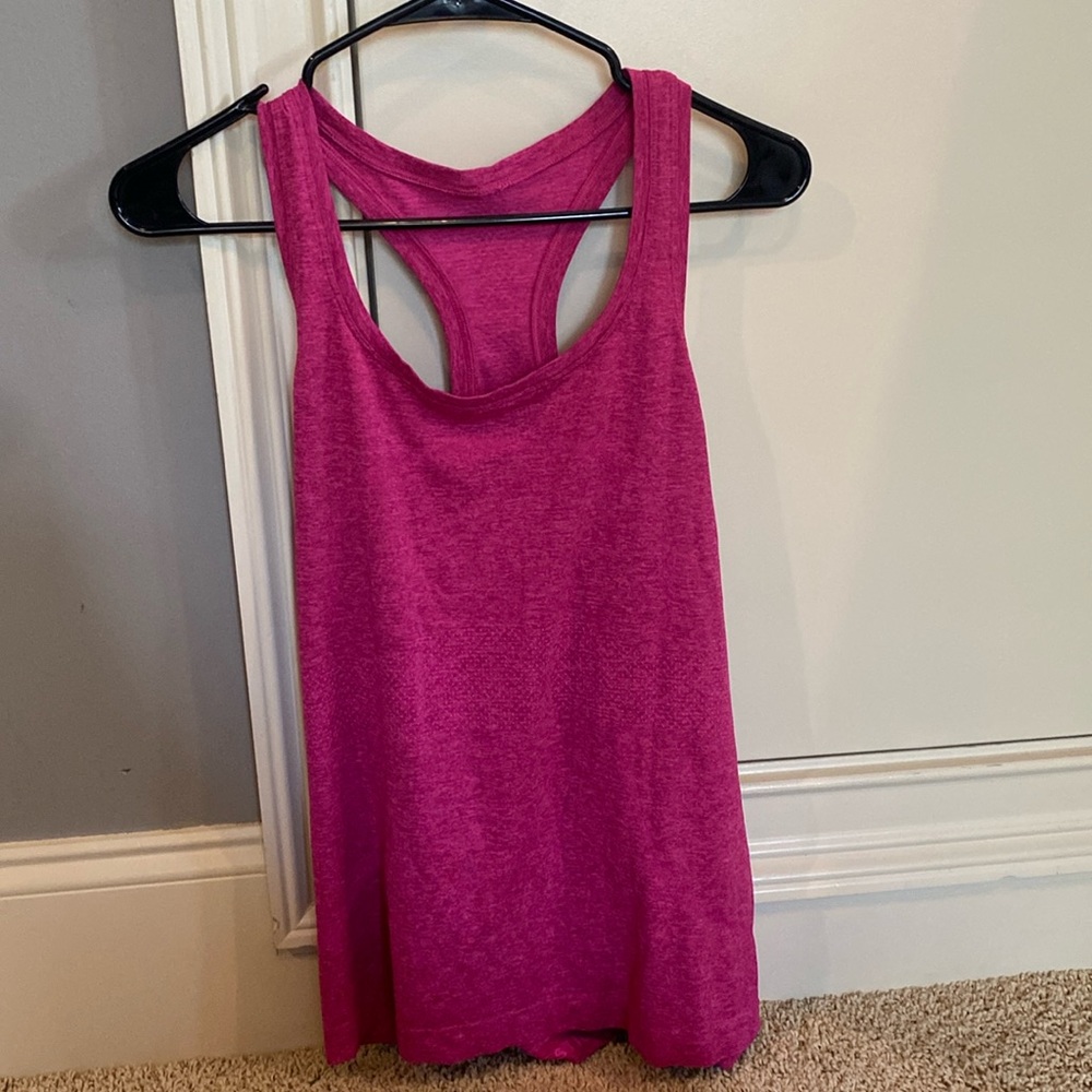 LuluLemon ripened raspberry Swiftly Tech Racerback Tank Top 2.0
